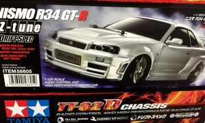 タミヤ「ニスモ R34 GT-R Z-tune ドリフトスペック」をレビュー 