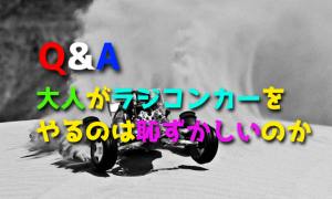 大人がラジコンカーをやるのは恥ずかしいのか